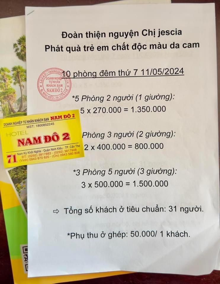 Khach San Nam Do 2 호텔 껀터 외부 사진